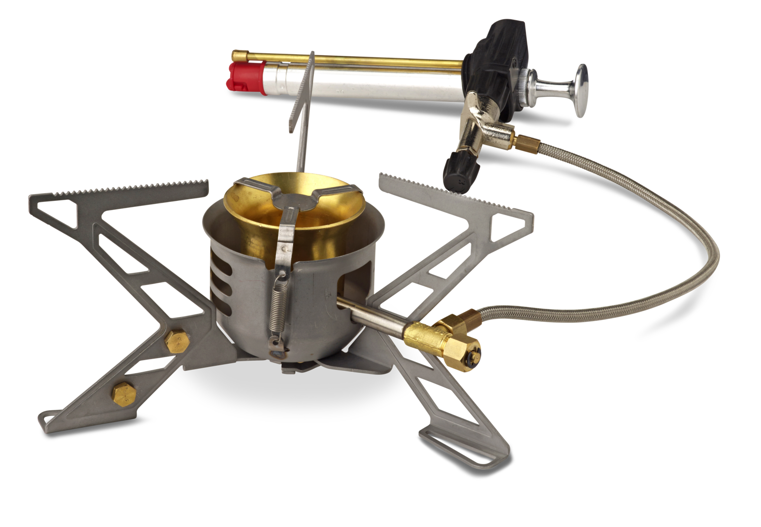 Primus OmniFuel 3 kW inkl. ErgoPump und Windschutz/Hitzereflektor