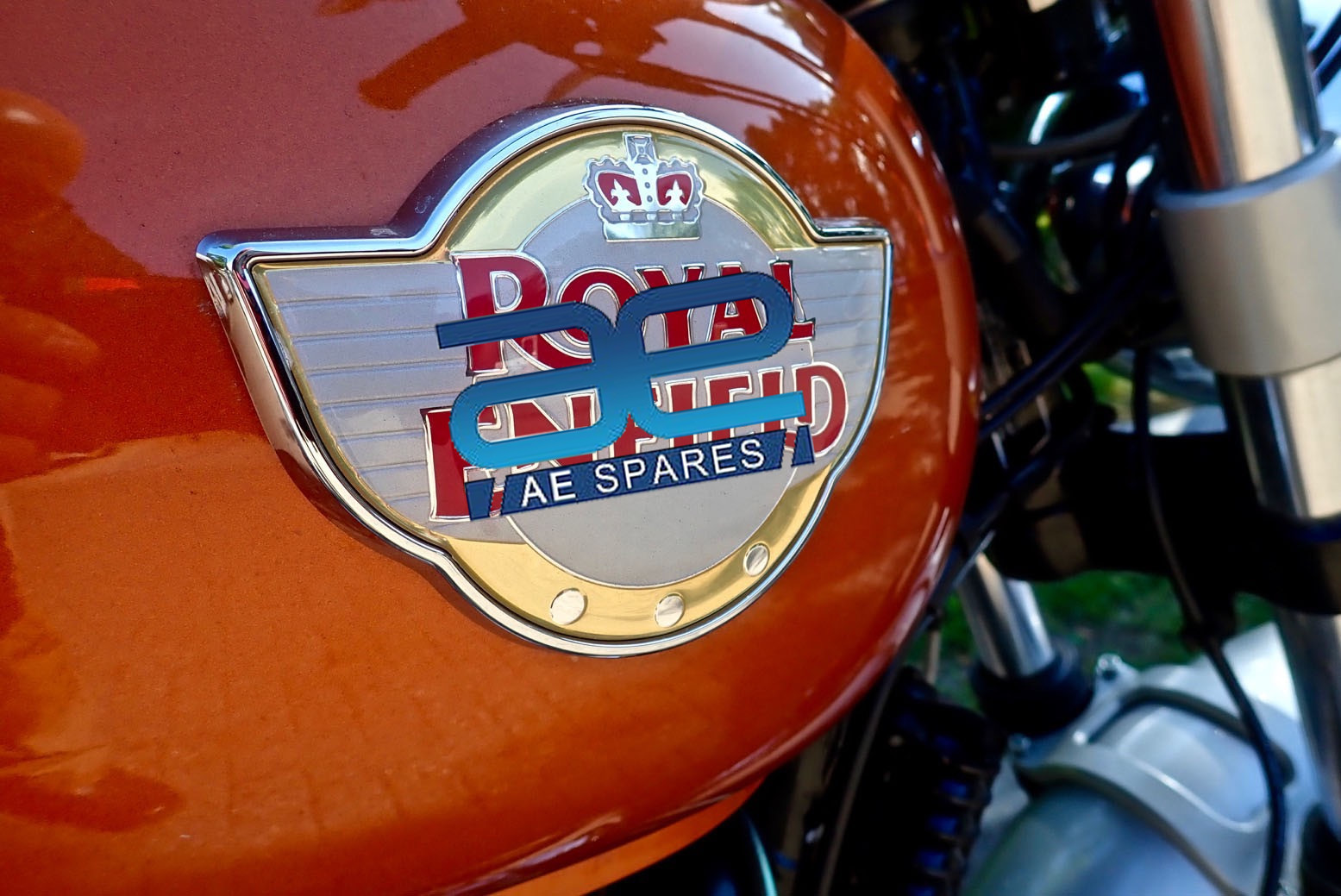 For Royal Enfield Interceptor 650cc Tank Badge LH Side 1140055/A 