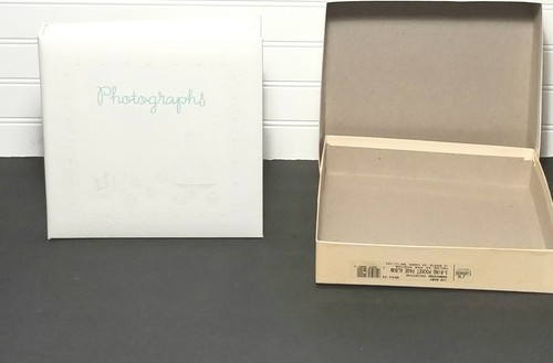 CR Gibson OUR BABY Photo Album Trains Boats Embossed 3 Ring Binder 4x6 Pocket