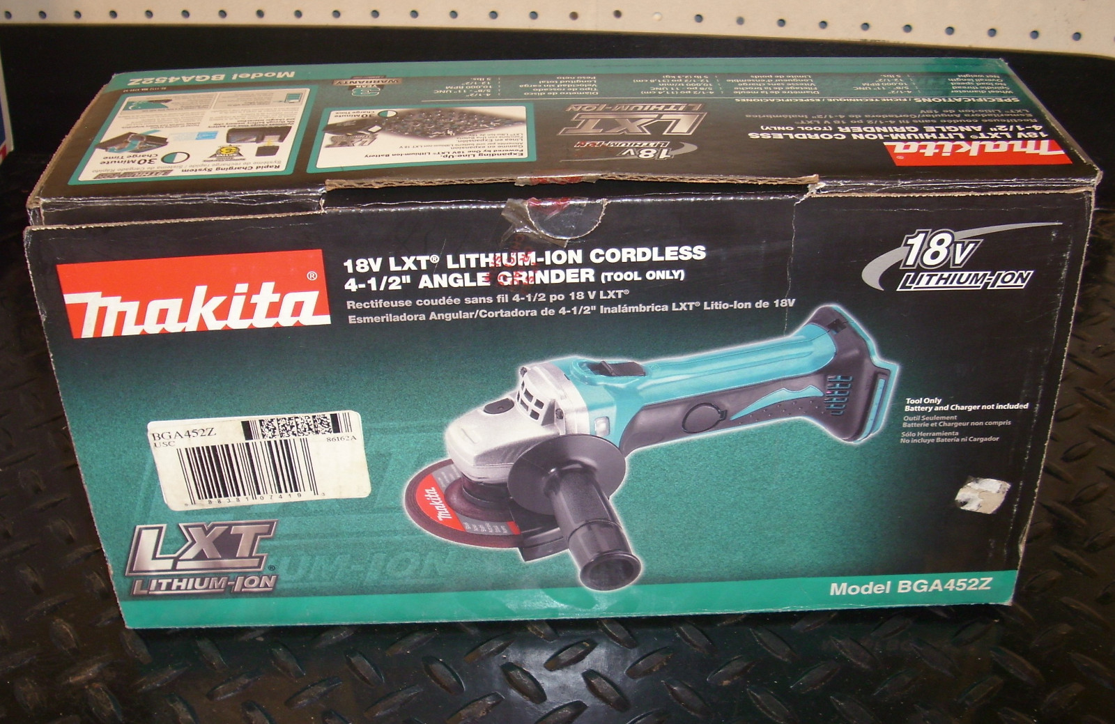 NOS Makita 18V LXT Lithium-Ion Cordless 4 1/2