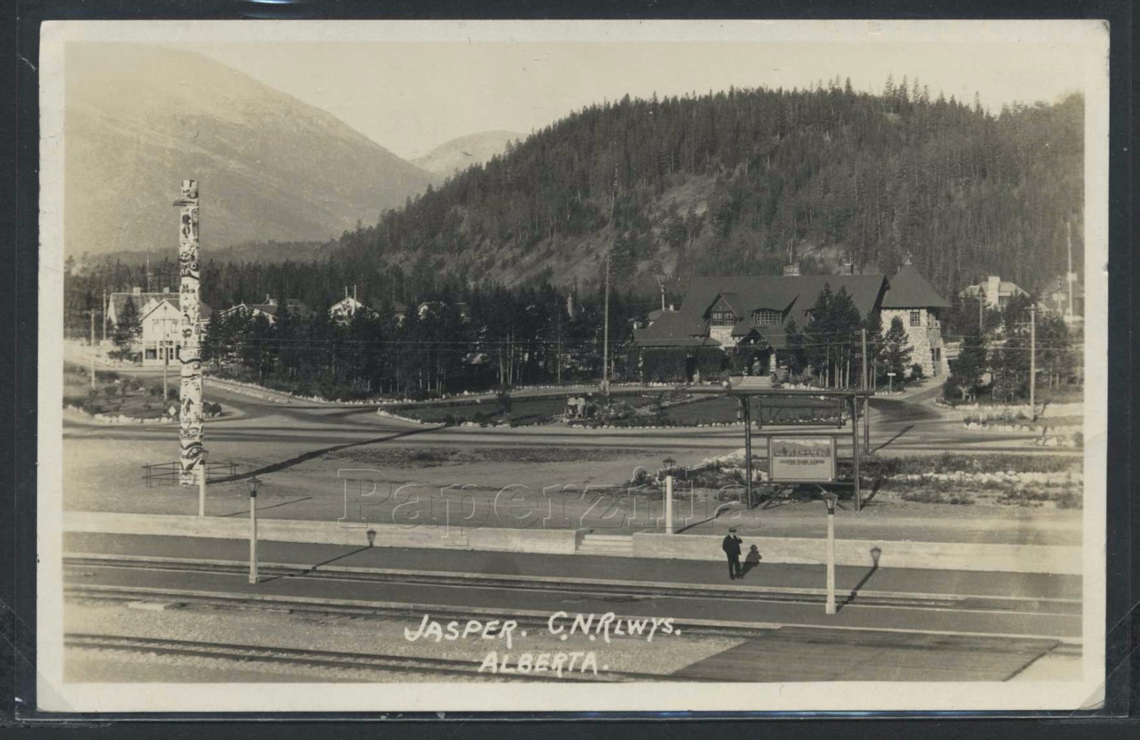 RPPC photo CNR photo of Jasper Park Lodge by F.H. Slark RPPC photo CNR photo of Jasper Park Lodge by F.H. Slark
