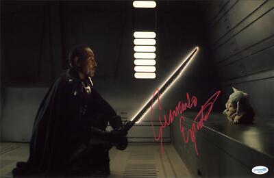 Giancarlo Esposito Signed Autographed 11x17 Photo ACOA Star Wars Mandalorian