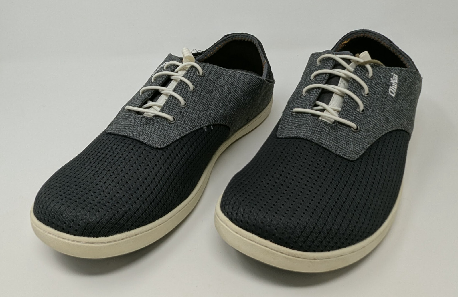 オオトロちゃん Olukai Men's Nohea Moku Dark Shadow Blue Shoes Sneakers
