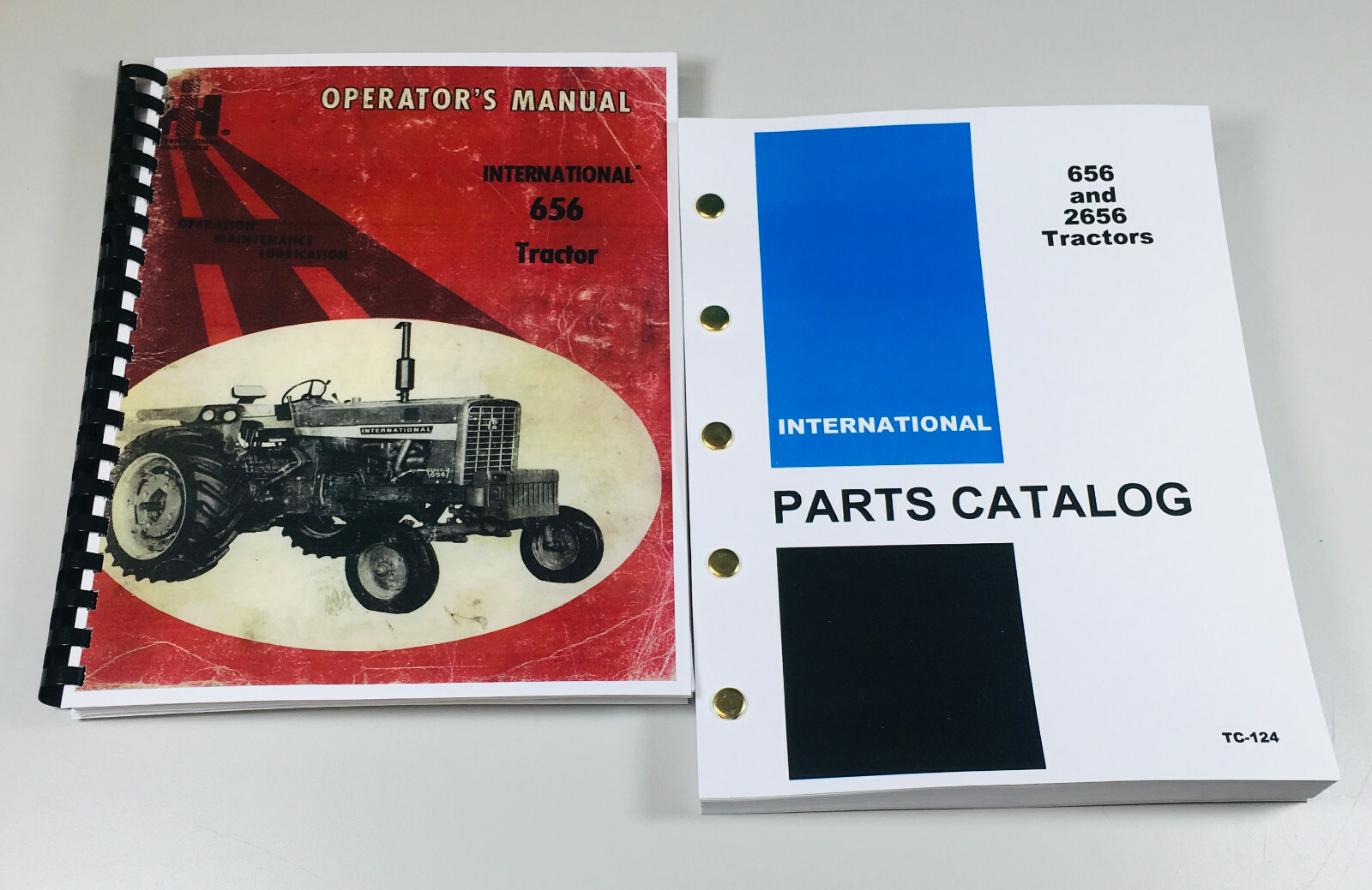 SET INTERNATIONAL FARMALL 656 TRACTOR OWNER OPERATOR PARTS MANUALS CAT