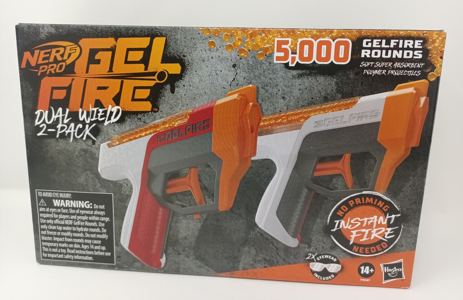 ナーフ PRO ジェルファイヤー デュアルウィールド 2 x5 Nerf Pro Gelfire 2-Pack, 5000 Rounds, 2x100 Hoppers