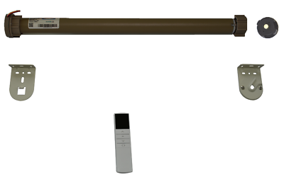 DIY Motorized Electric RF Remote Control Roller Shade Blind Kit 59"- 79" Windows