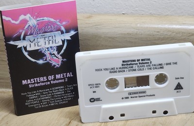 Vintage Masters of Metal Strikeforce Vol. 2  Cassette Tape