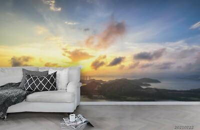 3D Sunset Sky Sea Landscape Wallpaper Wall Murals Removable Wallpaper 124