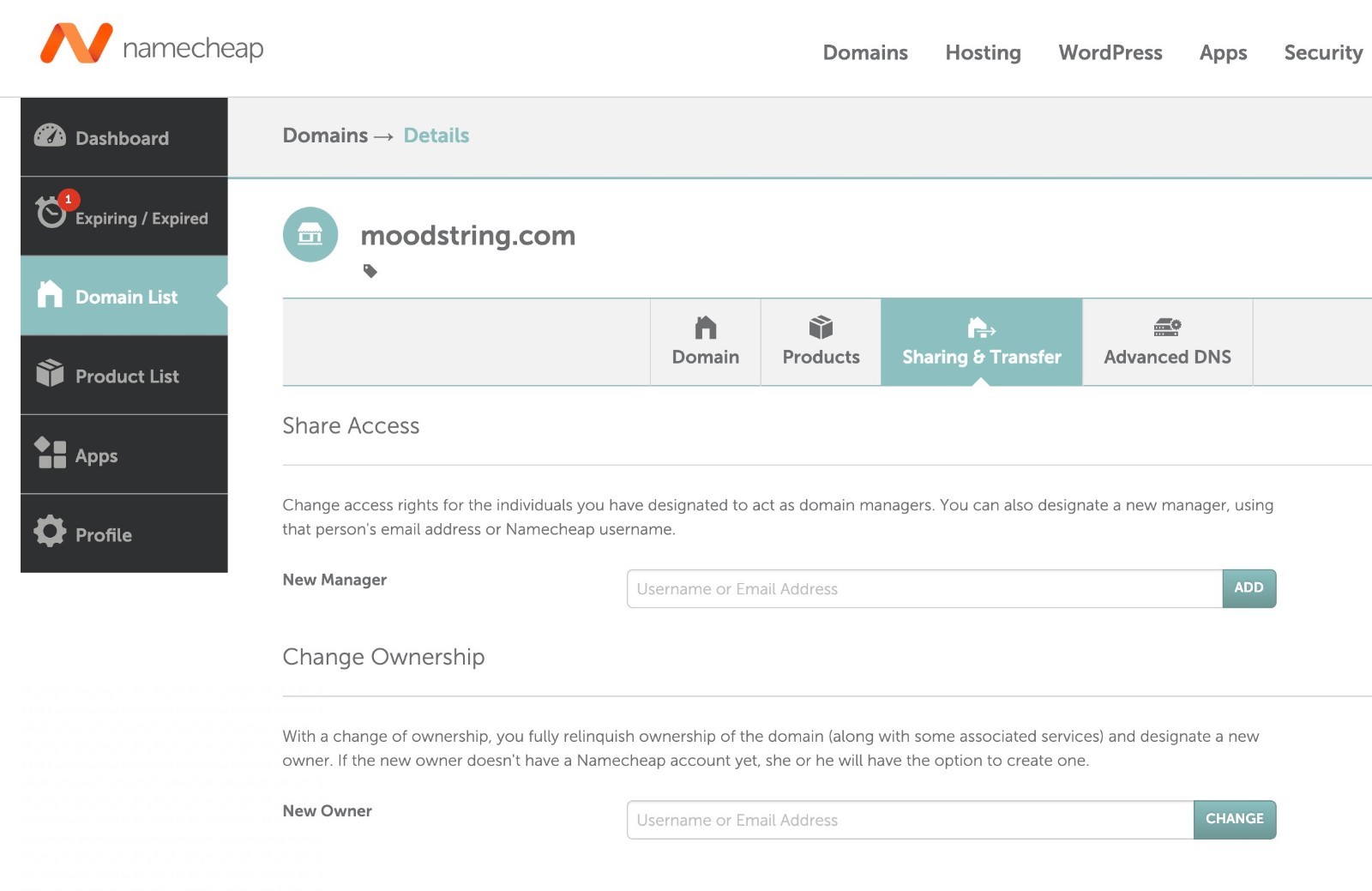 Moodstring.com + Moodstring Trademark+Domain Name Pack, USPTO & .Com Transfer