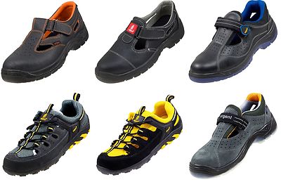 NEU! ARBEITSSCHUHE URGENT SOMMER SANDALE DAMEN HERREN SCHUHE MIT STAHLKAPPE !