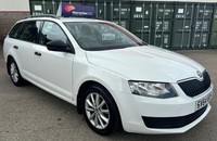 2014 SKODA OCTAVIA ESTATE WHITE 5 DOOR 1.6TDI CR 5 SPEED MANUAL 105BHP