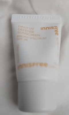 Innisfree Daily UV Defense Sunscreen .33 oz 10 ml Travel Size NIB EXP 10/25