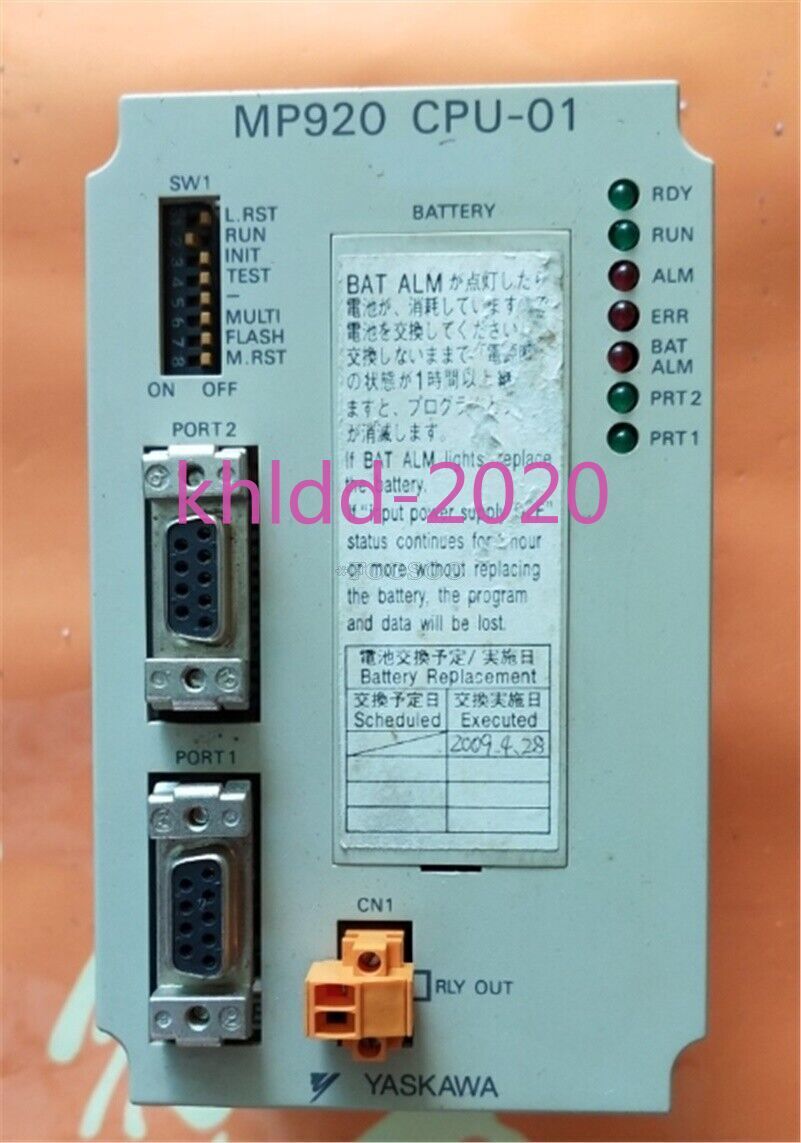 1Pc Yaskawa JEPMC-CP200 Controller MP920 CPU-01 In Condition 1Pc Yaskawa JEPMC-CP200 Controller MP920 CPU-01 In Condition