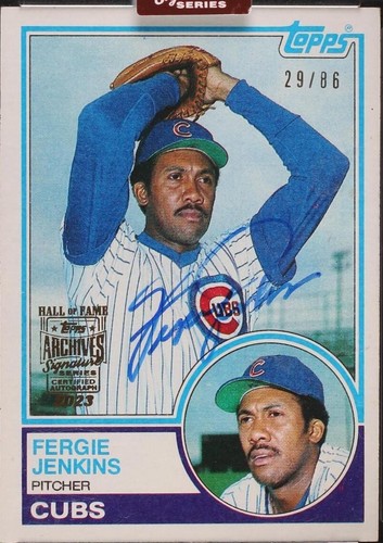 2023 Topps Archives Signature Series - Fergie Jenkins #83T-230