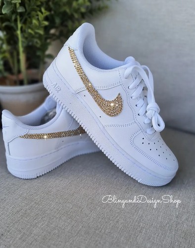 Women's Nike Air Force 1 07 White Sneakers made with