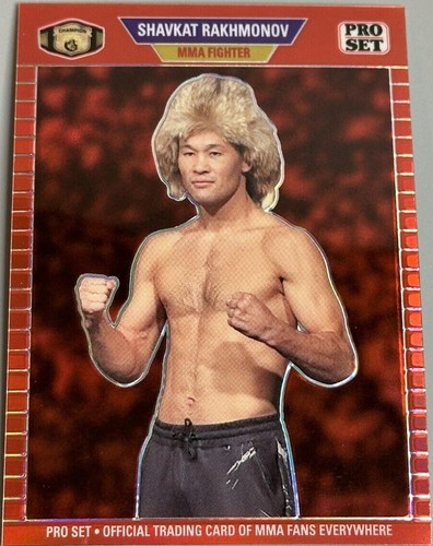 Shavkat Rakhmonov 2024 Leaf National NSCC /5 Red PSB-69 UFC