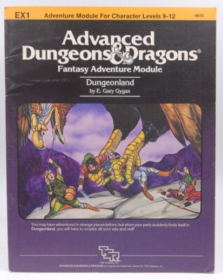 AD&D EX1 Dungeonland G+ Gary Gygax ORIGINAL