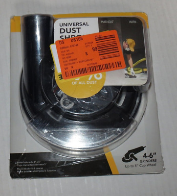 Dustless Technologies 5 in. Universal Dust Shroud Pro for Angle Grinders 4-6