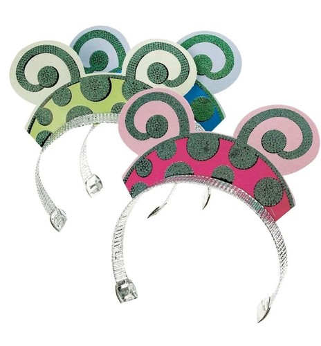 8 Tiaras GARDEN GIRL birthday party favors hats supplies