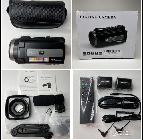 HDV-544KM Black 4K - Resolution HD Display Remote Control Digital