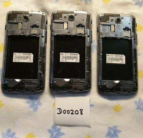 Lot of 3 LG D415 Optimus L90 phones for parts, repair or gold recovery