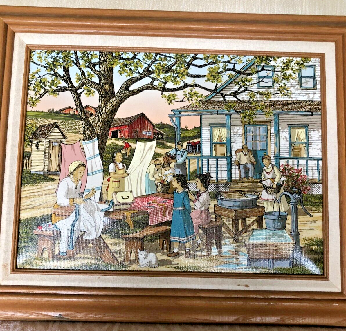 H. Hargrove 油画Serigraph 帆布非裔美国人。 124/750 | eBay