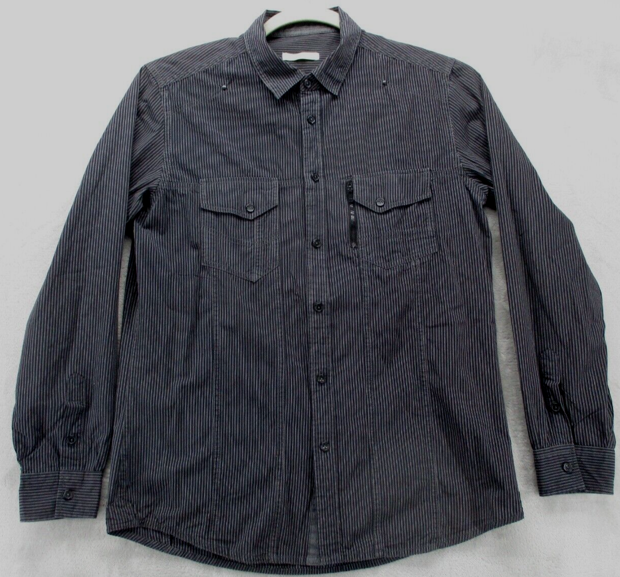 トップス goyemon Rib Regular Collar A/C Shirts MODZ MEN RIB COLLAR WOVEN SHIRT - COMO