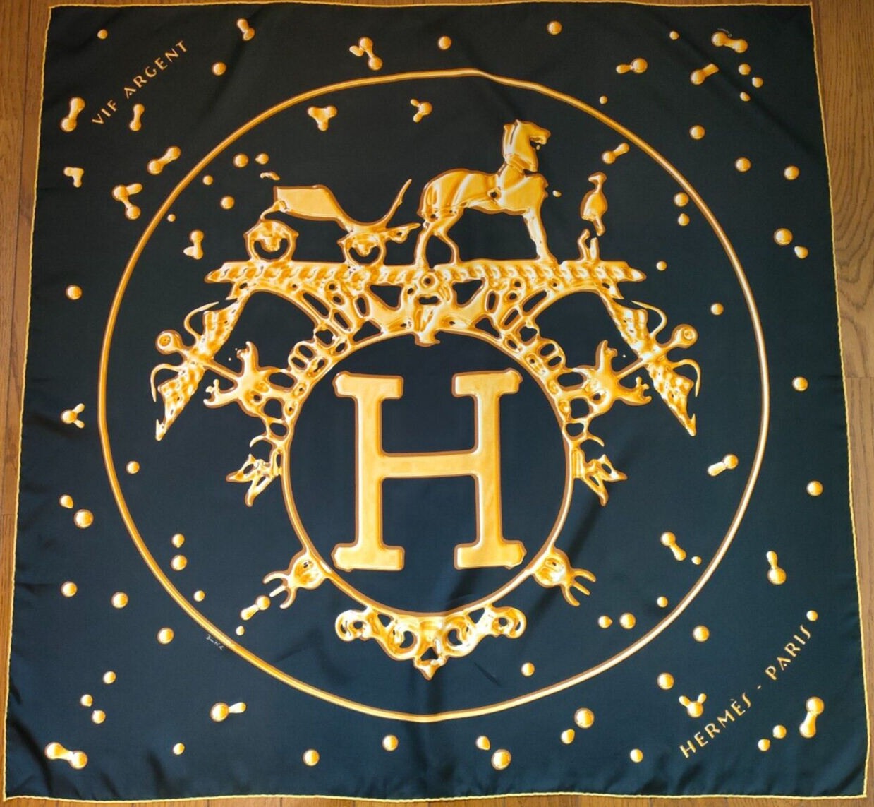 HERMÈS-PARIS スカーフ N. RICH-FERNANDEZ HERMÈS-PARIS Scarf N. RICH-FERNANDEZ #QOGYI1 | eBay