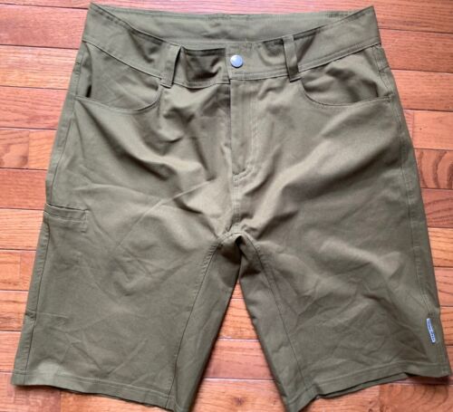 ’s Club Ride Mountain Bike Shorts Sz Medium Olive Green Mt