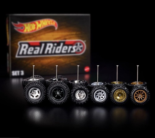 🆕Hot Wheels✨2022 RLC🛞Real Riders Wheels🛞Set 3✨(6 Sets Of 4