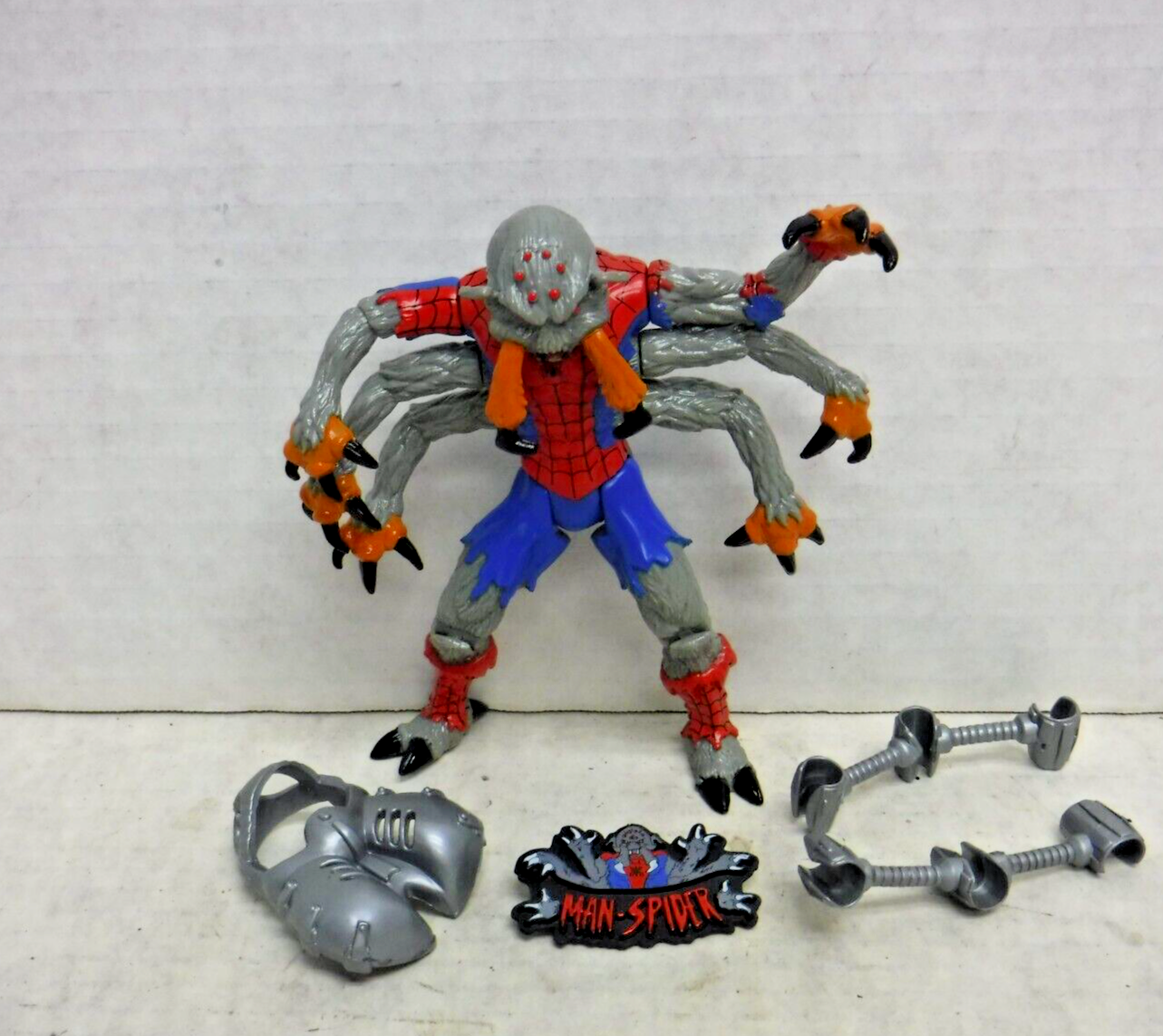 【希少】70s~80s spider man vintage toy Vintage Amazing Spider-Man Action Figure by Toy Biz 1992