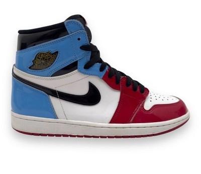 Air Jordan 1 Retro High OG Fearless UK 7 New , Original Air Retro Blue , White