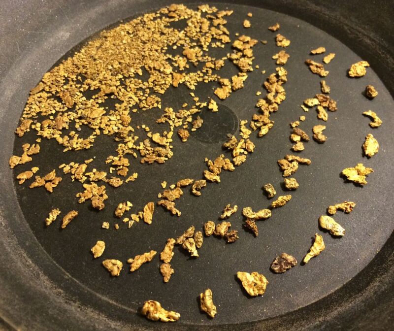 Buy our best rich GOLD paydirt concentrates by the 1/2 pound! | Bullion Nugget