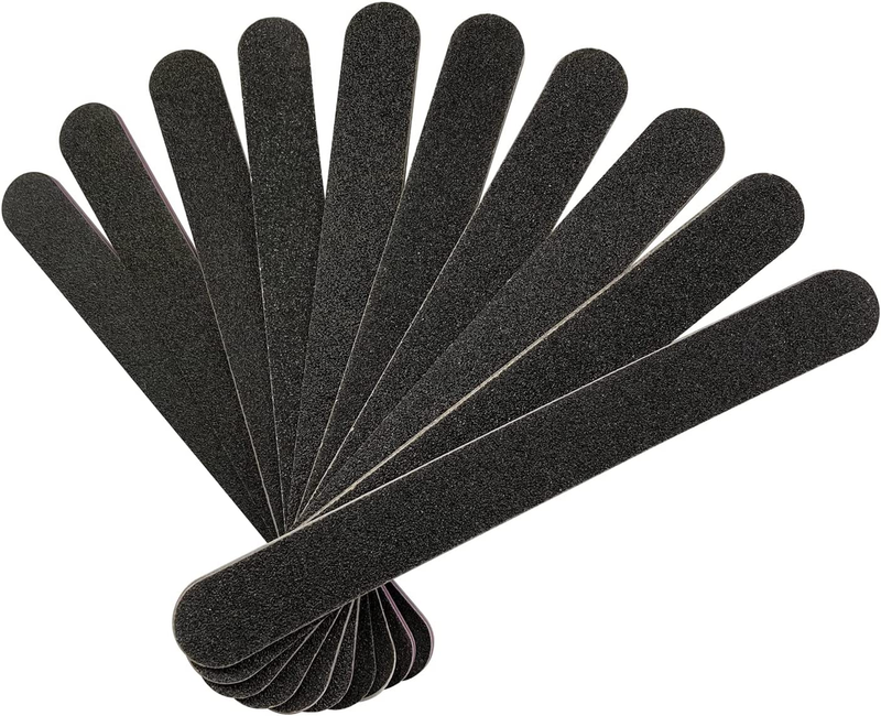 Nail File 10 PCS Professional Double Sided 100/180 Grit Nail Files Emery Board B