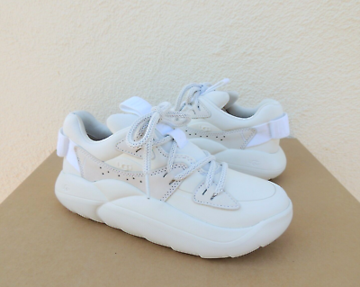 UGG WHITE LA CLOUD LACE FASHION PLATFORM SNEAKERS WOMEN US 8.5 EUR 39.5 NEW