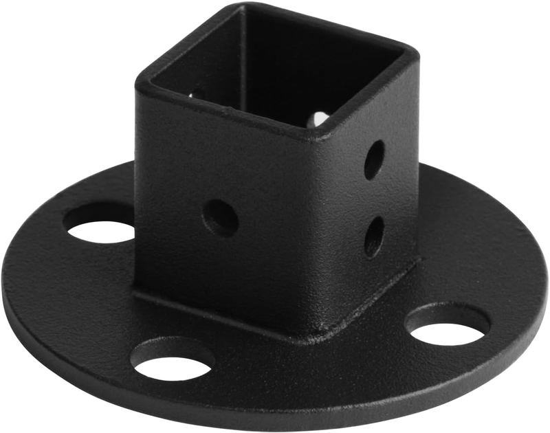 8 Pack 1" X 1" Square Post Anchor Base, Fence Flange Bracket | Heavy-Duty for Me