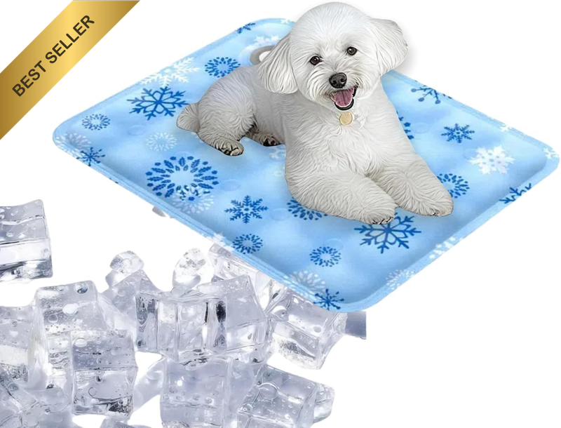 Himtop Dog Cooling Mat，Durable Pet Cool Mat for Dogs Cats, Non Toxic Gel Self Co