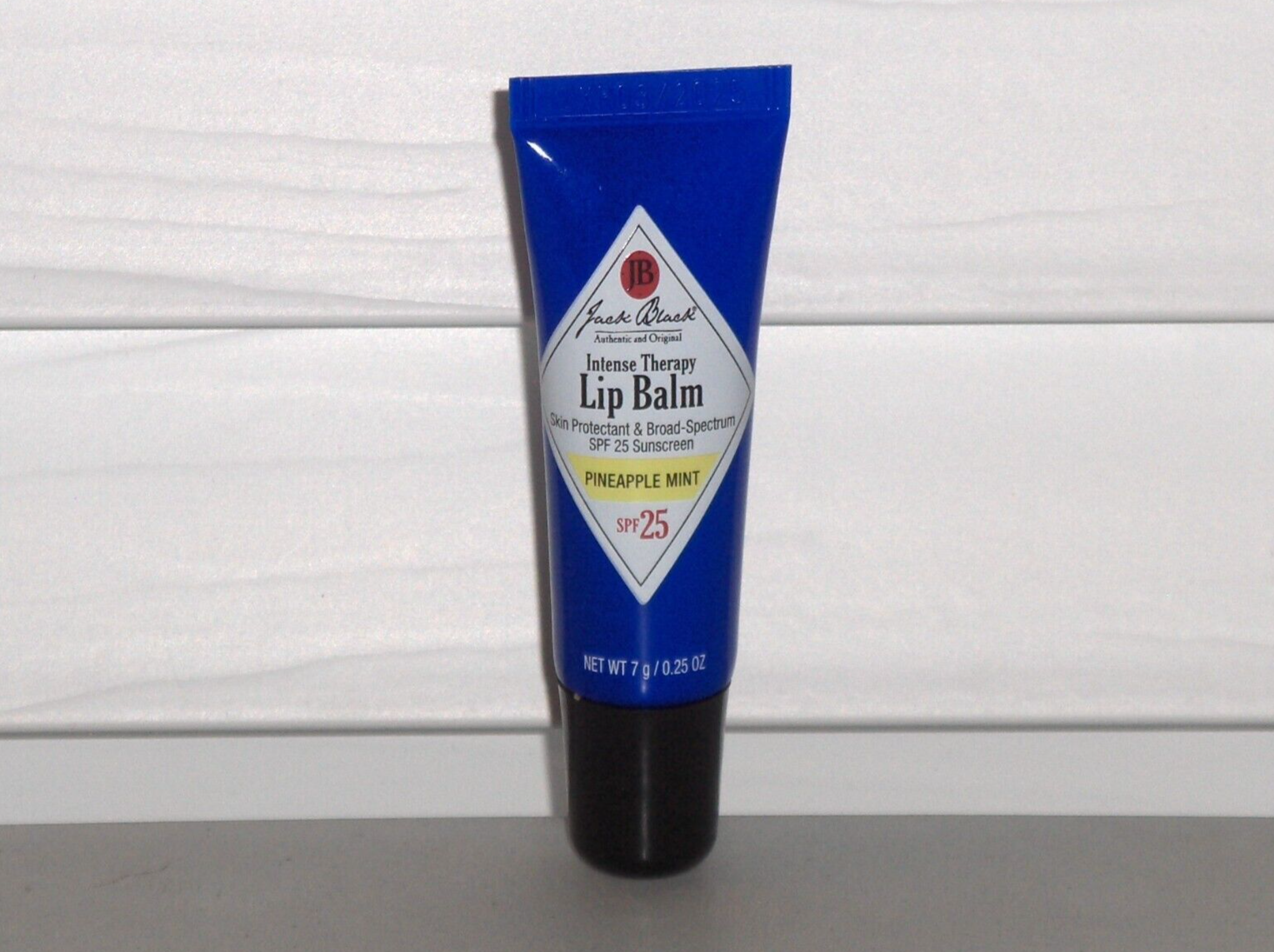 JACK BLACK Intense Therapy LIP BALM, Pineapple Mint, SPF 25 Sunscreen, .25 oz 7g