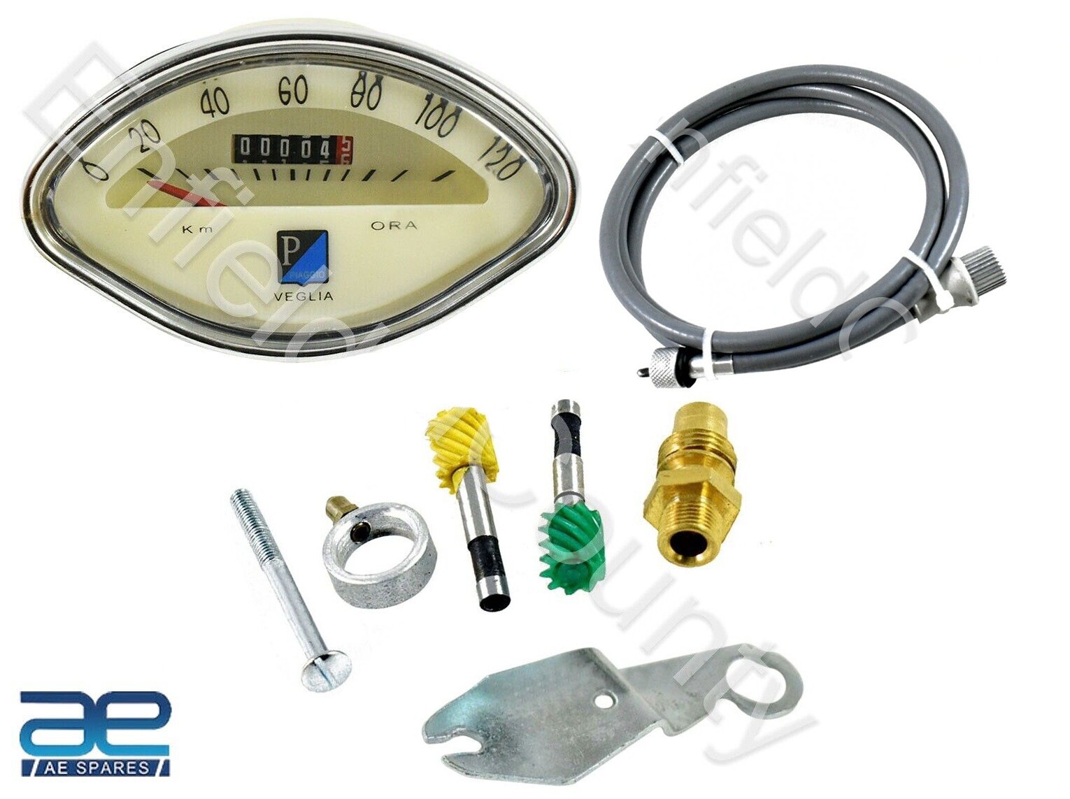 SPEEDOMETER + SPARE PARTS 100 KMH VESPA 150 VBB1T VBB2T VBB GL GTGS SPRINT  