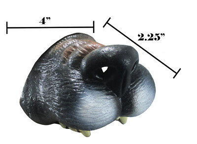 Adult Big Bad Werewolf Wolf Dog Nose With Teeth Mini Mask Costume Accessories