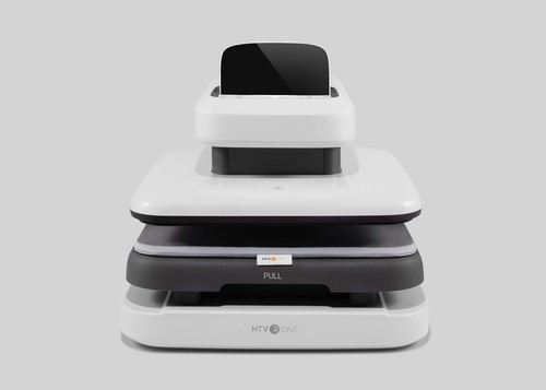 HTVRONT Auto Heat Press 2-Digit 15x15 in Plate T Shirt Printing Machine White