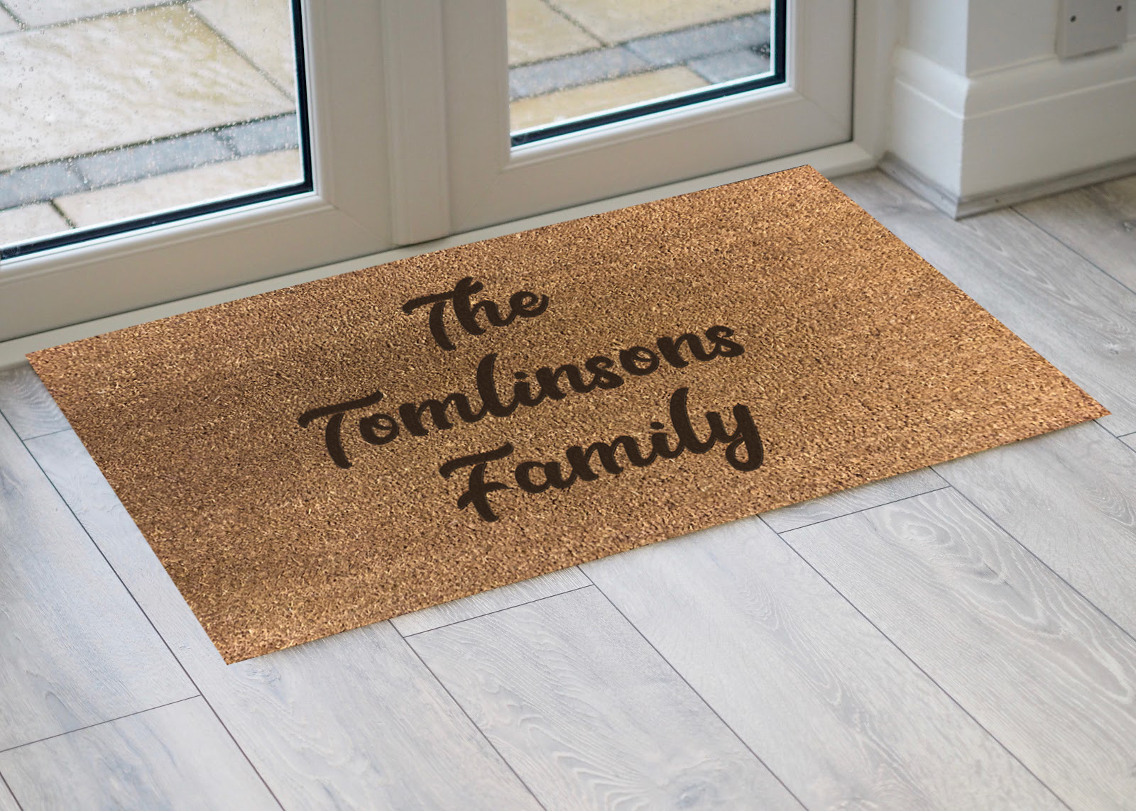 Personalised Family / Text Coir & Washable Doormats Internal / External