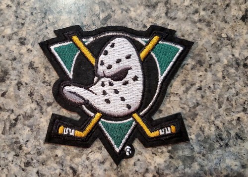 Anaheim Mighty Ducks Patch. Embroidered. Iron On Backing. 3"x2.5"