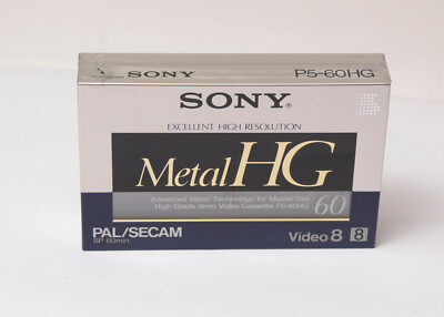 SONY HG P5-60 Metal Video 8 PAL/Sekam Kassette OVP Nr.757