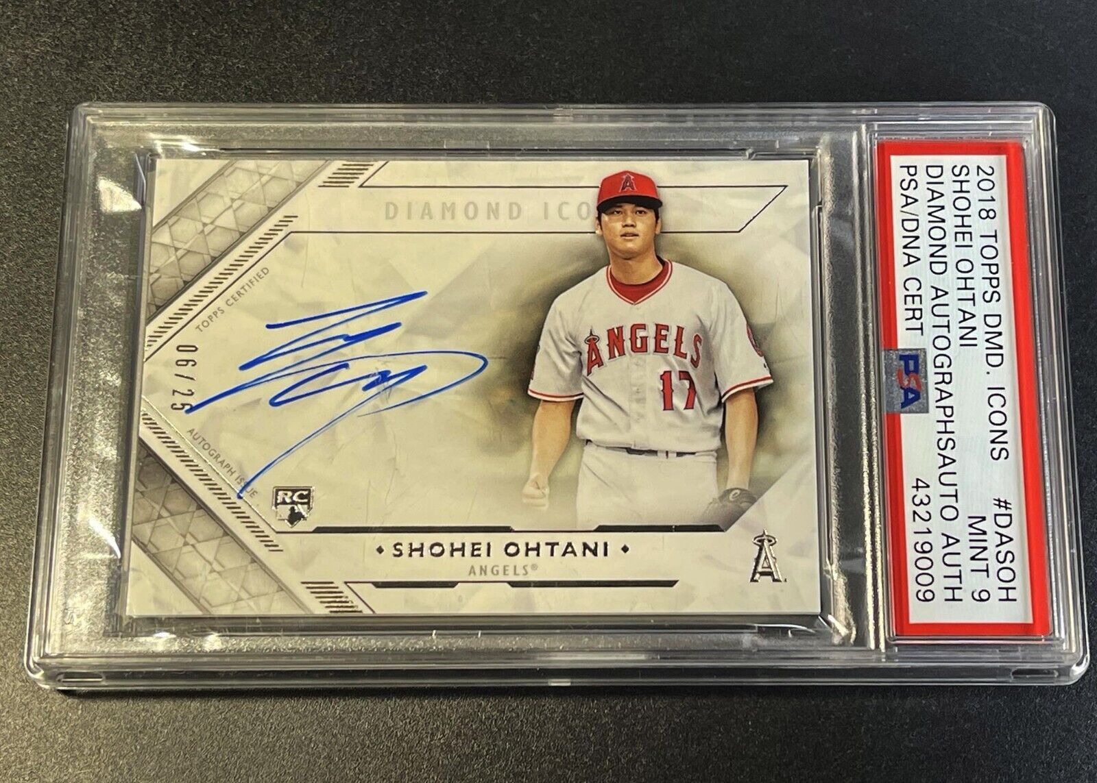 SHOHEI OHTANI 2018 TOPPS DIAMOND ICONS AUTOGRAPH AUTO ROOKIE SHOHEI OHTANI 2018 TOPPS DIAMOND ICONS AUTOGRAPH AUTO ROOKIE