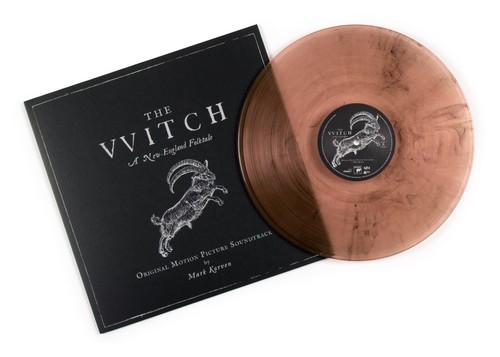 The VVITCH- Translucent Clear with Black and Red Marble
