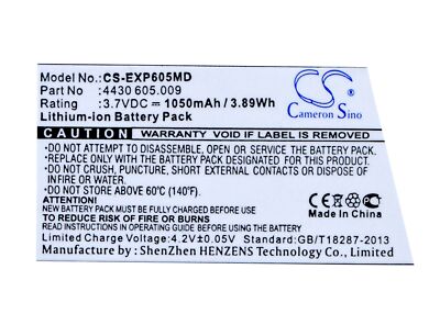 Battery for Eppendorf  Easypet 3  4430 605.009  1050mAh  3.89Wh  3.7V  Li-ion