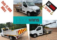 2019 Vauxhall Movano / Renault Master Dropside Pick up *** HIAB Crane / Flatbed 