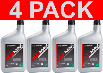 4 Pack Cummins 3265336 Onan SAE 15W-40 Oil - 1 Quart New Free Shipping USA