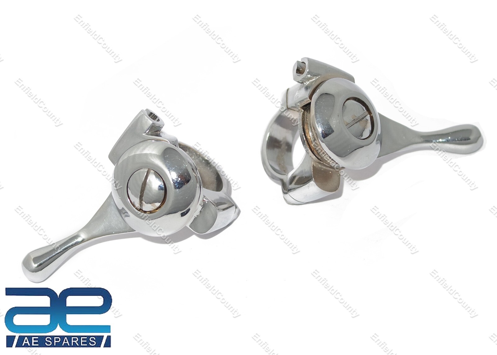 For Norton BSA Triumph Ajs Air Choke Mag Lever L/H R/H 1" Handlebar 